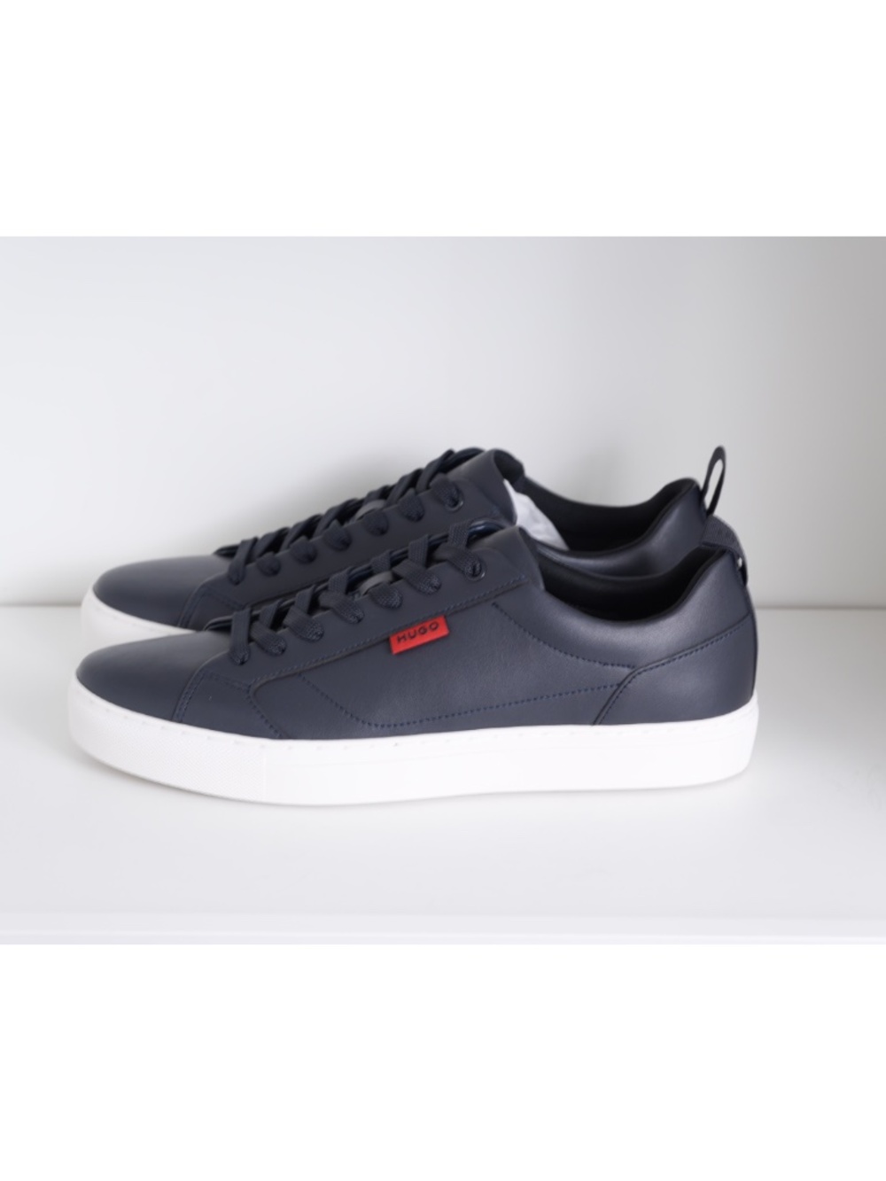 Hugo Boss Morrie_Tenn_napu_N Dark Blue Low Top Fashion Sneaker EU 43 US 10 - Picture 3 of 6